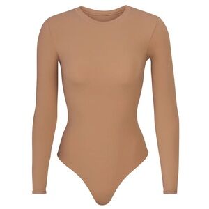 SKIMS - NWOT - Long Sleeve Crew Neck Bodysuit- Sienna Color- 2X- sold out online